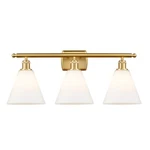 Innovations Ballston Cone Light 28" Bath, Sg/frosted 516-3W-SG-GBC-81. Fixed Price $440.00.