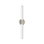 Satin Nickel Led Bath Vanity From The Tubo Collection. Fixed Price $130.00.