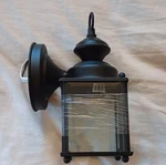 Sea Gull Lighting Outdoor Wall Lantern Black Hardwired Traditional F-009. Fixed Price $45.01.