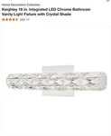 Home Decorations Collection 18 Led Vanity 1005-579-022. Fixed Price $50.00.