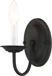 Livex Lighting 4151-04 Home Basics Black Wall 4.25"W 7"H,. Fixed Price $64.52.
