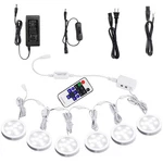 Aiboo Linkable Under Cabinet Led Lighting 12V Dimmable Puck Lights Wireless Rf. Fixed Price $72.90.