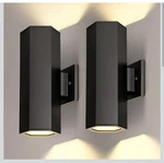 Outdoor Fixtures Wall Mount 2 Pack, Up And Down Lights For House,. Fixed Price $55.99.