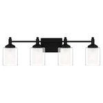 Dsi Lighting Jaylin 30.75IN 4-LIGHT Matte Black Bathroom Vanity 1012266362. Fixed Price $69.98.