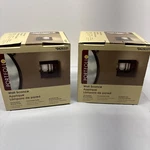 Set Of 2 Wall Sconces Portfolio Oil-rubbed Bronze Finish Clear Glass X4.5 X5. Fixed Price $15.00.