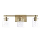 Homeplace By Capital Lighting Greyson Vanity, Aged Brass 128531AD-449. Fixed Price $244.00.