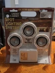 Spot Lighting Under Cabinet Shelf System 3 Kit New. Fixed Price $17.95.