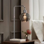 Pacific Coast Lighting 24" Modern Offset Arm Smoke Glass Table Lamp. Fixed Price $89.98.
