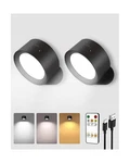 Led Wall Mounted Lights, Rechargeable Sconces Lamp, 3 Color Te... Fast Ship. Fixed Price $31.51.