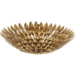 Crystorama 507-GA Broche 6 Light 24 Inch Antique Gold Semi Flush Ceiling. Fixed Price $898.00.