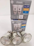 Ge Classic 60-WATT Eq PAR16 Warm White Dimmable Light 3BULBS 450 Lumens. Fixed Price $17.99.