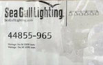Sea Gull 44855-965 Light 50IN Antique Brushed Nickel Bath Vanity. Fixed Price $199.99.
