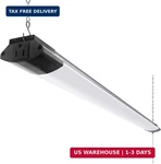 Barrina BS84 Led Shop Light For Garage, 10000LM, 84W, 4FT, 5000K Linkable. Fixed Price $58.81.