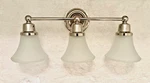 Norwell Elizabeth 3-LIGHT Vanity Fixture, Polished Nickel Nib. Fixed Price $199.99.