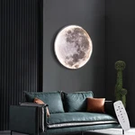 3D Led Moon Wall Light Color-changing Options Dimmable Night Lamp With Remote. Fixed Price $80.00.