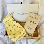 Vintage 40S Vanity Bath Powder Mitt Set Sonier Boston Apple Blossom Unused. Fixed Price $39.99.