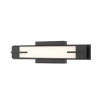 Z-lite Chase Light 18" Vanity, Matte Black/gloss Opal 4100-18W-MB-LED. Fixed Price $159.80.