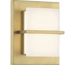 Minka Lavery 432-695-L Tarnos Wall Sconce, 1-LIGHT 10 Watts, Soft Brass. Fixed Price $112.73.