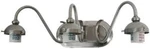Portfolio 3-LIGHT Brushed Nickel Vanity New. Fixed Price $39.99.