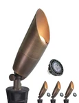 Malory Solid Brass Landscape Spotlight 4-PACK With BULB(S06), Low Voltage Fro.... Fixed Price $244.89.