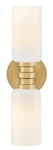 Lark 85612-CO Naomi Light 5"W Vanity Lacquered Brass / Cased Opal. Fixed Price $212.49.