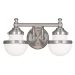 Livex Lighting 5712-91 Oldwick Bathroom Vanity Brushed Nickel. Fixed Price $231.96.