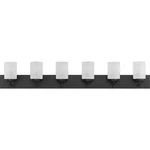 Progress Lighting Merry Collection Sixlight Matte Black And Etched Glass. Fixed Price $90.50.