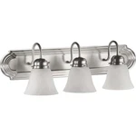 Quorum International 5094 Vanities Traditional Satin Nickel Vanity Light 24.... Fixed Price $120.56.