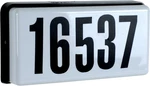 Lighted House Number Sign, 2-LIGHT Outdoor Home Address Plaque, 10 Inch, Black,. Fixed Price $28.13.