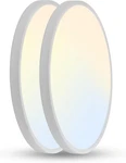 15.8" Dimmable Flush Mount Ceiling Light 3CCT 36W, 2 Pack. Fixed Price $137.99.