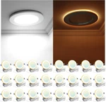 24 Pack 4" Dimmable Led Recessed Lights With Night Light, 5CCT, Energy Saving. Fixed Price $199.99.