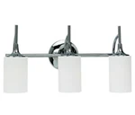 Sea Gull Lighting 44954-05 Chrome Stirling 3-LIGHT Bathroom Vanity. Fixed Price $150.00.