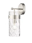 Z-lite 3035-1SS Fontaine 14" Tall Wall Sconce Nickel. Fixed Price $190.00.