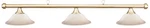 Hj Scott Brass 3-SHADE Bar/white Frosted Glass Billiard Pool Table Light. Fixed Price $326.69.