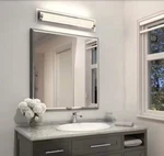 Artika Glamour 27 In. 1-LIGHT Chrome Modern Integrated Led 3 Cct Vanity Ba. Fixed Price $36.00.