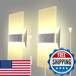 Kicaao Wall Sconces Modern Plug In 10W 6000K Cool White Acrylic. Fixed Price $45.39.