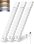 Ezvalo Under Cabinet Lighting, Wireless Closet Lights, 50 Led Rechargeable Motio. Fixed Price $26.99.