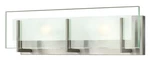 Hinkley Latitude 18" Two Light 120W G9 Bathroom Vanity Fixture, Brushed Nickel. Fixed Price $414.27.