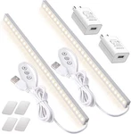 Led Under Cabinet Lighting Dimmable Lights 2PACK, White. Fixed Price $20.37.