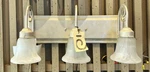 Kalco Lighting 3923PE 3-LIGHT Vanity Fixture Pearl Finish 23.25" W. Fixed Price $99.00.