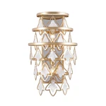 French Gold Two Light Wall Sconce From The Fleur Collection. Fixed Price $699.00.