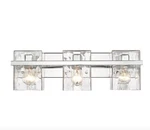 Z-lite Bennington Vanity Light 3 22" Chrome Water Glass. Fixed Price $183.57.