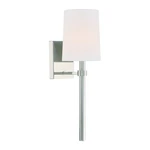 Crystorama Lighting Group BRO-451 Bromley 19" Tall Wall Sconce Nickel. Fixed Price $178.00.