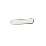 Gold Led Bath Sconce From The Latitude Collection. Fixed Price $274.00.