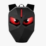 Led Cyberpunk Demon Mask Backpack Red Eyes Light Up Streetwear Tech Bag. Fixed Price $80.00.