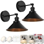 Bailoch Black Vintage Wireless Battery Operated Wall Sconces, Matte. Fixed Price $63.34.