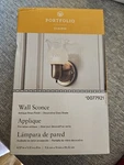 Portfolio Gilburne 4.57-IN 1 -light Antique Brass Decorative Wall Sconce New. Fixed Price $13.50.
