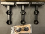 #4 William Sonoma Curtain Wall Bracket Brushed Blk .78 Dia *rod Not Included. Fixed Price $39.95.