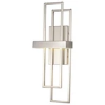 Wall Sconce Brushed Nickel Finish SATCO-62-105 Led Frame. Fixed Price $75.00.