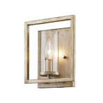 Golden Lighting 6068-1W Wg Marco 1-LIGHT Wall Sconce White With Clear. Fixed Price $87.99.